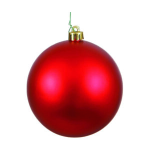 Bombillo rojo mate d=15cm